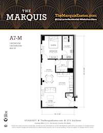 Floor Plan A7-M at The Marquis, Easton, Pennsylvania