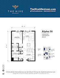 2 bedroom 2 bathroom C at The Hive Apartments, Allentown 18101