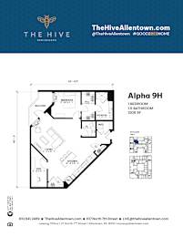 1 bed 1 bathroom at The Hive Apartments, Pennsylvania