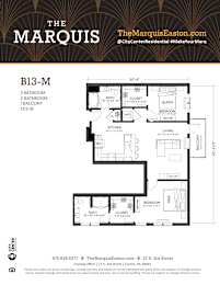 Floor Plan B13-M at The Marquis, Easton, 18042
