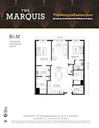 Floor Plan B1-M at The Marquis, Easton, Pennsylvania