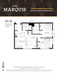 Floor Plan B4-M at The Marquis, Pennsylvania