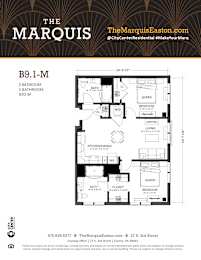 Floor Plan B9-1.M at The Marquis, Easton