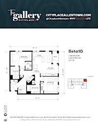 2 bedroom 2 bath at The Gallery Apartment Homes Apartments, Allentown, PA