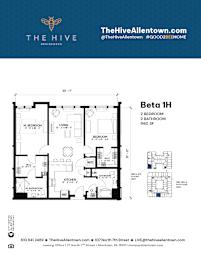 2 bedroom 2 bathroom at The Hive Apartments, Pennsylvania, 18101