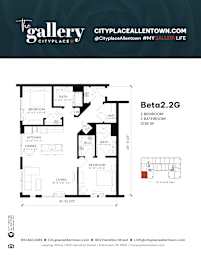 2 bedroom 2 bath E at The Gallery Apartment Homes Apartments, Pennsylvania, 18101
