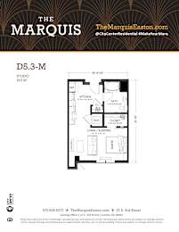 Floor Plan D5.3-M at The Marquis, Easton, PA