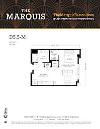 Floor Plan D5.5-M at The Marquis, Easton, Pennsylvania