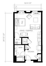 Delt41T Floor Plan at 1010 Apartments, Allentown