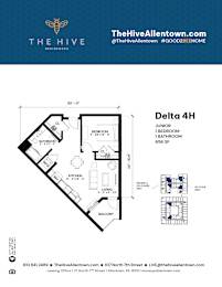 1 bedroom 1 bathroom H at The Hive Apartments, Allentown