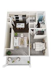 A2 Floor Plan at Pimlico Pointe, Mason, OH 45040