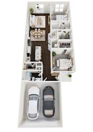 C1 Floor Plan at Pimlico Pointe, Ohio, 45040
