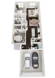 C2 Floor Plan at Pimlico Pointe, Mason, OH