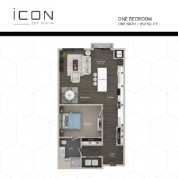 Floor Plan  a floor plan  1 bedroom  one bath