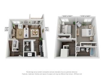 a 2102 sq ft beige floor plan vs a 2100 sq ft