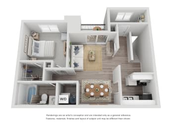  Floor Plan 1 X 1 UPPER
