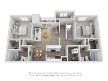  Floor Plan 2 X 2 UPPER
