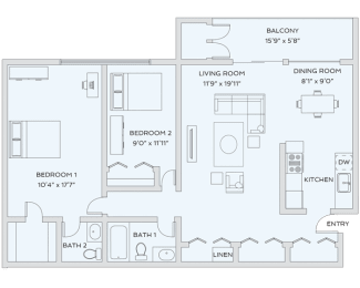 Floor Plan  this floor plan is an approximation and may not include all the options