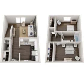 Summit Floor Plan at Residences at Grand Blanc Apartments - Grand Blanc, MI, Grand Blanc Twp