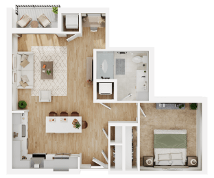 A2 Floor Plan at Lilia, Lilydale, 55118