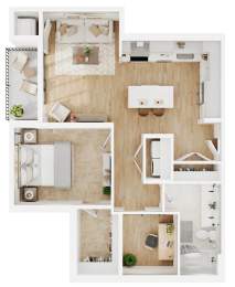 A7 Floor Plan at Lilia, Lilydale