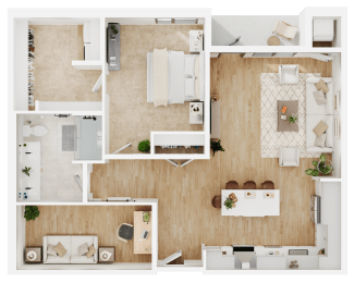 A8 Floor Plan at Lilia, Minnesota, 55118
