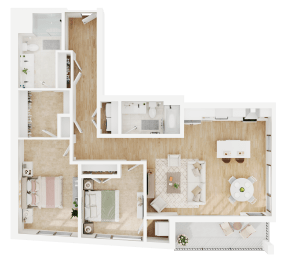 B5 Floor Plan at Lilia, Lilydale, 55118