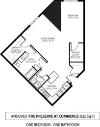 The Preserve at Commerce Apartments in Rogers, MN 1 Bedroom 1 Bath