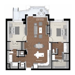 Cassville Floor Plan at Expo, Minnesota, 55414