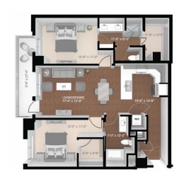 Cordova Floor Plan at Expo, Minnesota, 55414