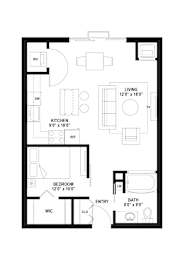 B7 Floor Plan at The Ellory Apartments, Minneapolis