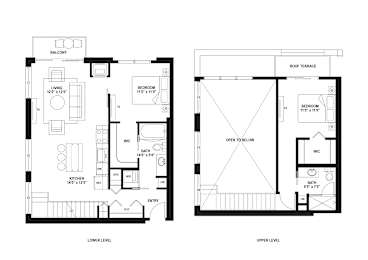 CCL4 Floor Plan at The Ellory Apartments, Minneapolis
