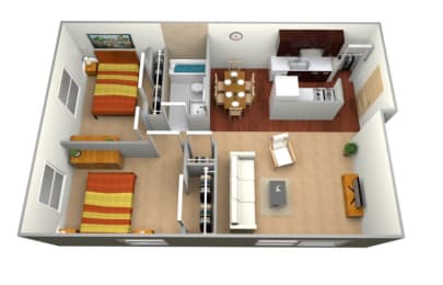 Cypress Floor Plan at Garden Grove, New Brighton, 55112