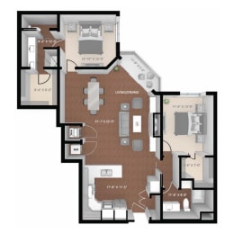the 1121 floor plan  tribeca residences  4604 sq ft at Expo, Minneapolis, MN