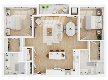 C3 Floor Plan at Lilia, Lilydale, Minnesota