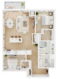 C4 Floor Plan at Lilia Apartments in Lilydale, MN 55118