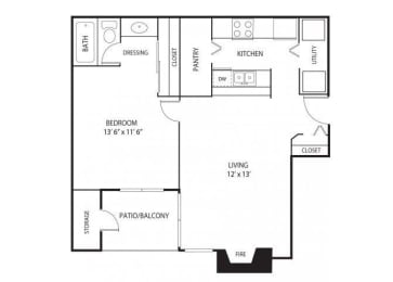 Eden Commons Apartments in Eden Prairie, MN 1 Bedroom 1 Bath