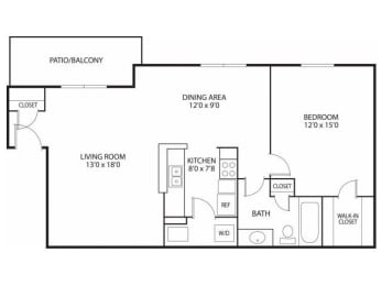 Mallard Ridge Apartments in Maple Grove, MN 1 Bedroom 1 Bathroom