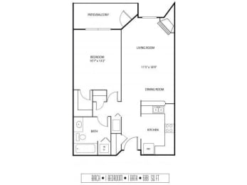Regency Woods Apartments in Minnetonka, MN 1 Bedroom 1 Bath