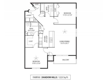 Shadow Hills Apartments in Plymouth, MN 2 Bedroom 2 Bath