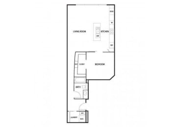 Lowertown Lofts in St. Paul, MN 1 Bedroom 1 Bath Apartment