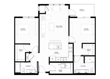 2 bed 2 bath E at Nuvelo at Parkside, Apple Valley, MN