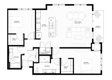 2 bed 2 bath at Nuvelo at Parkside, Apple Valley, 55124