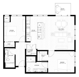 2 bed 2 bath A at Nuvelo at Parkside, Apple Valley