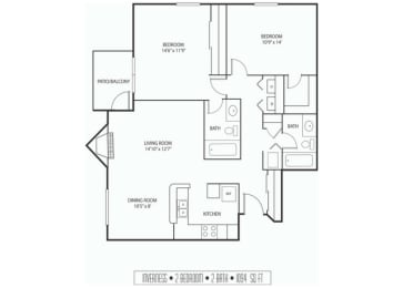 Regency Woods Inverness Floor Plan  at Regency Woods, Minnetonka, MN, 55305