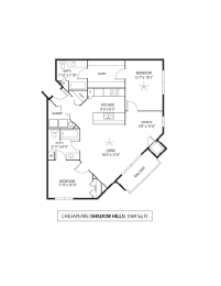 Chesapeake Floor Plan at Shadow Hills, Plymouth, 55442