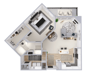 a floor plan of a house