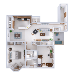 Deer Creek Run - 2 Bedroom 2 Bath Lower