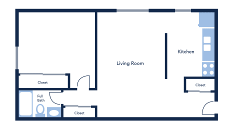 1 bedroom, 1 Bathroom Apartment Home at Willowbrooke Apartments & Townhomes at 396 Willowbrooke Drive, Brockport, NY 14450