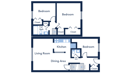 3 bedroom, 1.5 Bathroom Townhome at Willowbrooke Apartments & Townhomes at 396 Willowbrooke Drive, Brockport, NY 14450
